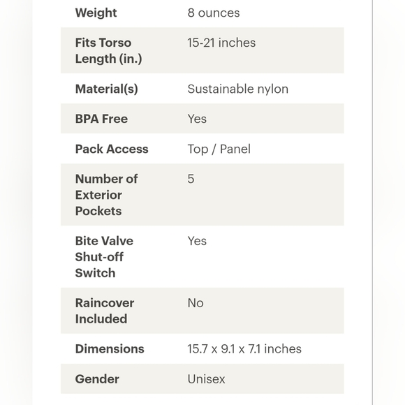 CamelBak Red Rogue Light 7 Hydration Backpack - Picture 10 of 10